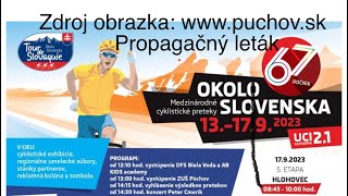 Okolo Slovenska  Tour de Slovaquie 2023  Medzinárodné cyklistické preteky [upl. by Icak]