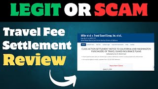 Travel Fee Settlement Review Legit Or Scam [upl. by Yenatirb]