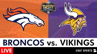 Broncos vs Vikings LIVE Streaming Scoreboard Free PlayByPlay Highlights  NFL Week 11 NBC SNF [upl. by Mozza]