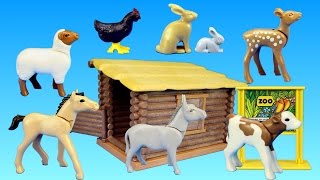 Playmobil Zoo Farm Animals Building Set  Animals for children [upl. by Canty]