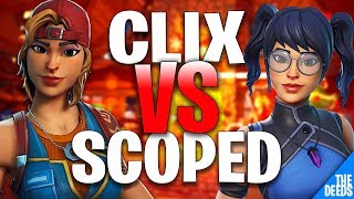 MSF Clix Challenged Scoped to 1v1 Box Fight and This Happened  Creative 1v1 [upl. by Marena]