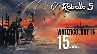 Intro to Rebelle 5 Digital Watercolour – The Basics in 15 Minutes [upl. by Olrac199]