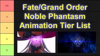 Noble Phantasm Animation Tier List – 275 Servants w Videos Included [upl. by Linetta]