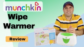 Munchkin Baby Wipe Warmer How to Use  Review and Thoughts [upl. by Enileuqaj716]