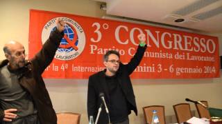 PARTITO COMUNISTA DEI LAVORATORI  CONCLUSIONE TERZO CONGRESSO [upl. by Edmunda]