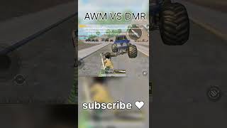 AWM VS DMR bgmi viral shortvideo pubgmobile shorts [upl. by Tzong]