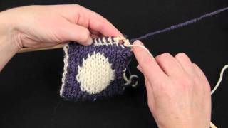 Reverse Stocking Stitch DoubleKnitting [upl. by Crandall]