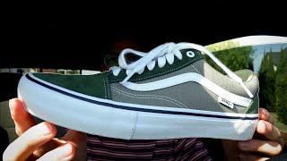 Vans Old Skool Pro Unboxing ForestWhite [upl. by Alida]