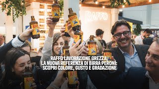 Raffo Lavorazione Grezza la nuova referenza di Birra Peroni scopri colore gusto e gradazione [upl. by Ruhtua967]