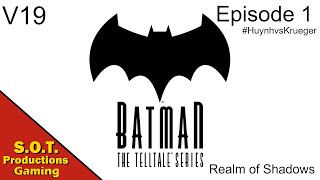 Batman  The Telltale Series V19  Episode 1  Realm of Shadows Rickroll Music Video at Start [upl. by Amehr]