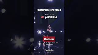 🇦🇹 Kaleen for Austria 🇦🇹  Eurovision 2024 austria eurovision2024 [upl. by Akcimahs934]