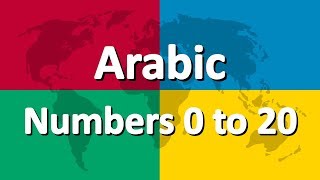 Learn Arabic part 4  Numbers 0 to 20 [upl. by Nataline]