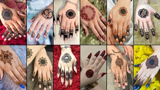 simple and easy gol tikki mehndi design  mandala mehandi dezain  Eid mehndi 2023  mahadir dijain [upl. by Cardinal476]