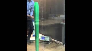 Vortex Bladeless geometry test in Wind Tunnel 2016 [upl. by Aliban401]