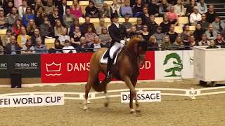 Cathrine Dufour  Atterupgaards Cassidy  WeltcupKür  World Cup Herning 2017 [upl. by Nedia223]