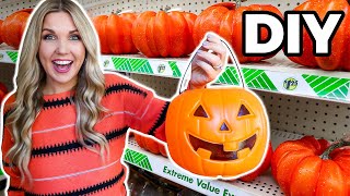 Buy a Dollar Tree Pumpkin for this genius decorating idea [upl. by Aimar703]