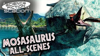 All Mosasaurus Scenes In The Jurassic World Trilogy  Science Fiction Station [upl. by Itagaki184]