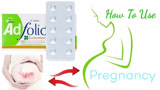 adfolic 600  ad folic 600 mcg tablets  ad folic tablet uses in urs  folic acid tablet  pregnancy [upl. by Avihs]