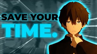 Be a GENIUS like Houtarou Oreki Hyouka Guide [upl. by Stclair]