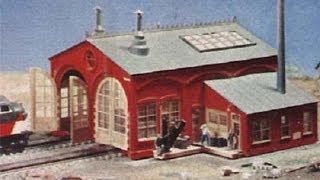 Rebuild of Revell HO Scale Engine House 3 of 3 [upl. by Nwadrebma]