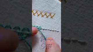 HOW TO Pekinese Stitch stitchday slowstitch embroidery shorts [upl. by Reifel]