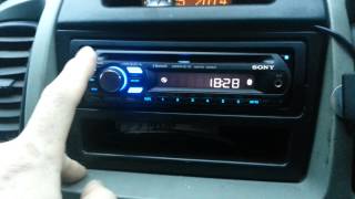 Sony MEX BT2500 How to turn bluetooth on [upl. by Athene495]