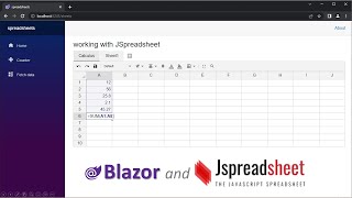 35 BlazorSpreadsheet JSpreadsheetcom [upl. by Siurad638]