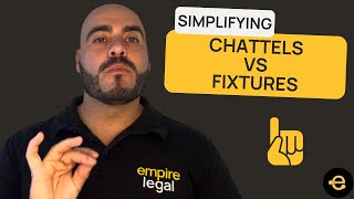 What are Chattels v Fixtures SIMPLIFIED for Queensland property [upl. by Esorbma]