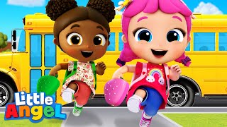 First Day Of School  Little Angel Kids Songs amp Nursery Rhymes [upl. by Nilre]