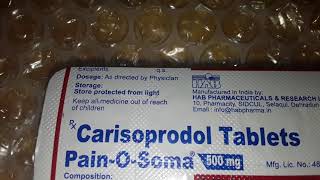 Carisoprodol  Meprobamate [upl. by Tonkin742]