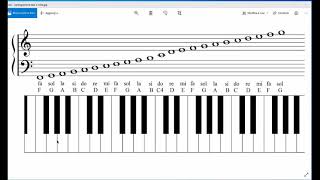 CORSO DI PIANOFORTE 1  Teoria 1  note sul pentagramma e sulla tastiera  pentagramma [upl. by Ydac]