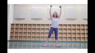 Advanced Pilates using Gliding Discs and Light Hand Weights 138 Barre [upl. by Yesor]