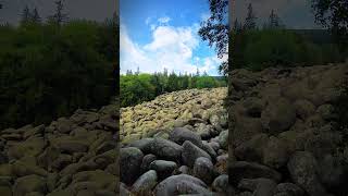 The Beauty of Stone River stoneriver moraine rocks invisibleriver nature shorts [upl. by Lanevuj]