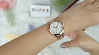 Alexandre Christie Primo Steel Silver Dial Rose Gold Stainless Steel Case Rose Gold [upl. by Anitsirc]