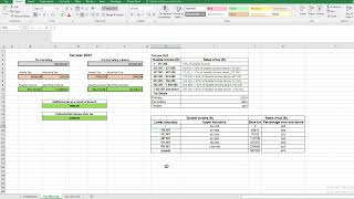 South Africa Income Tax Calc with Bonus [upl. by Hsirrehc]