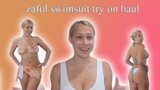 Zaful Swimsuit Try On Haul [upl. by Jacobo236]