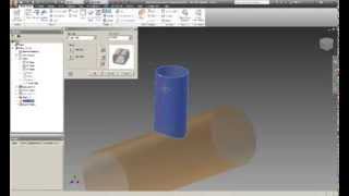 Como hacer el desarrollo de una tuberia en Autodesk Inventor Professional [upl. by Yanehs]