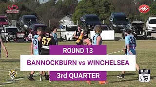 RD13 Bannockburn VS Winchelsea 3rd QTR 060724 [upl. by Randolph281]