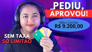 Top 5 Cartões de Credito de FÁCIL APROVAÇÃO ✨🎉 APROVA LIMITE ALTO  SEM ANUIDADE [upl. by Adeuga]