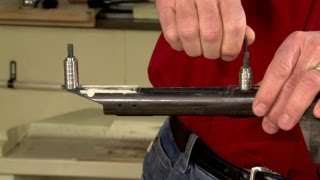 How to Pillar Bed a Rifle Stock Presented by Larry Potterfield  MidwayUSA Gunsmithing [upl. by Fulbert]