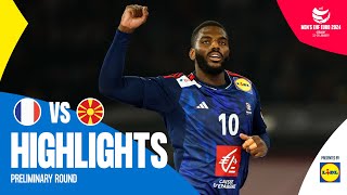 France vs North Macedonia  Highlights  EHF EURO 2024 [upl. by Darcie]