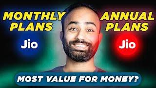 Jio Monthly VS Annual Plans Which One is Best for You Hindi [upl. by Aerbma]