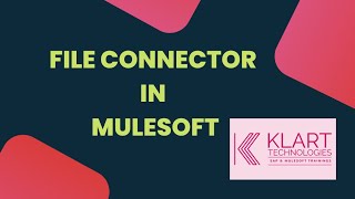 Mule 4  MuleSoft Tutorials File connector in mule 4  How to read file in MuleSoft [upl. by Ahsaek]