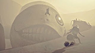 Nier Automata  Emil True Final Boss Fight Secret Boss amp Ending Y [upl. by Ottie]