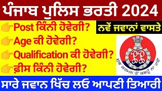 Punjab police recruitment 2024 update 🔥 punjab police bharti 2024  punjab police bharti update new [upl. by Alleunamme]