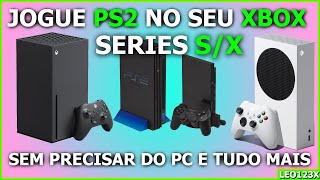 Como Instalar o RETROARCH e a BIOS do PS2 e JOGOS no Xbox sem precisar de PC HD EXTERNO e PENDRIVE [upl. by Eelahc]