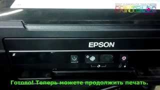 Сброс уровня чернил на Epson L350 и L355 [upl. by Forsyth959]