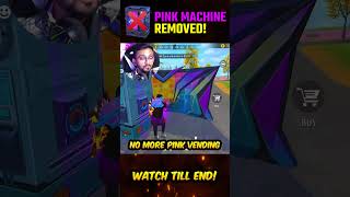 🔥Pink Vending Machine Removed in Garena Freefire🔥New Secret Change l shorts freefire  PRI GAMING [upl. by Nodyarg]