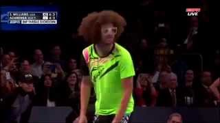 Redfoo Aces Serena Williams [upl. by Wolford541]