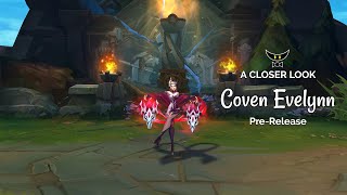 Coven Evelynn Legendary Skin PreRelease [upl. by Naejarual]